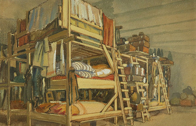Living Quarters in the Theresienstadt Ghetto (1942)