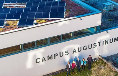 Am Grazer Campus Augustinum ist nicht nur eine Photovoltaik-Anlage, der Campus ist teil einer Energiegemeinschaft, in der noch private Stromerzeuger aufgenommen werden.